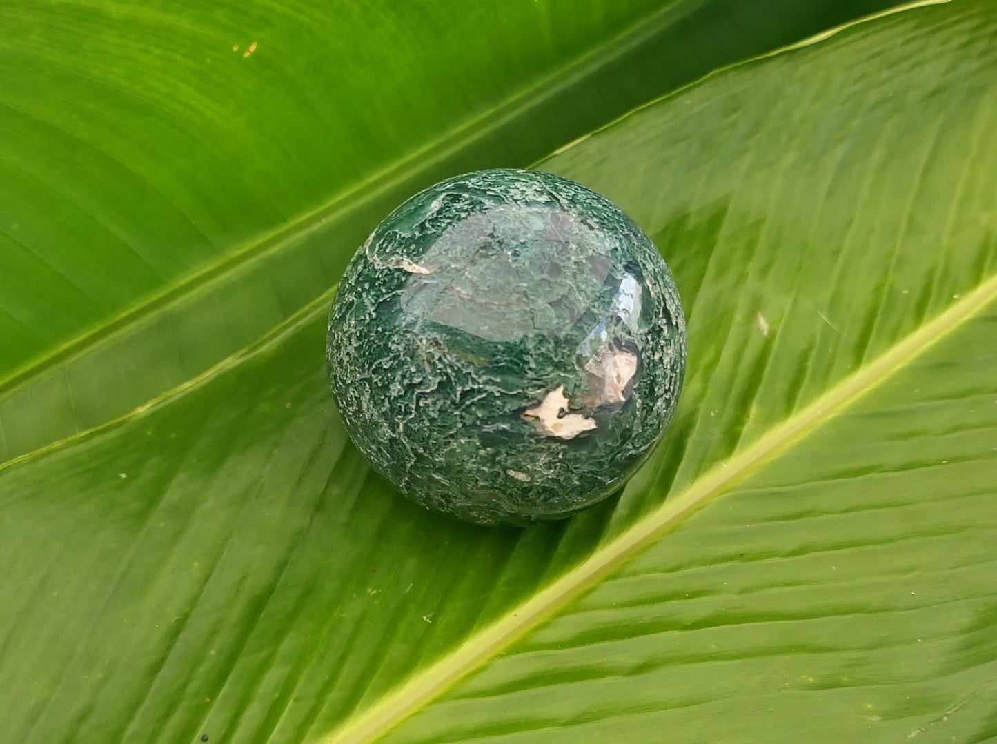 Moss Agate Sphere