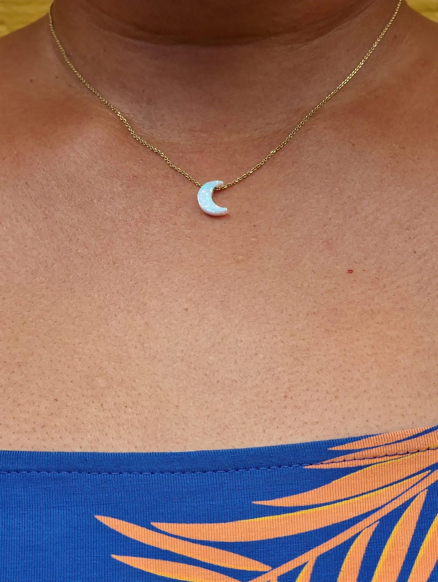 Opalite Moon Necklace
